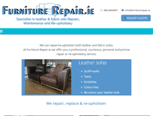 Tablet Screenshot of furniturerepair.ie